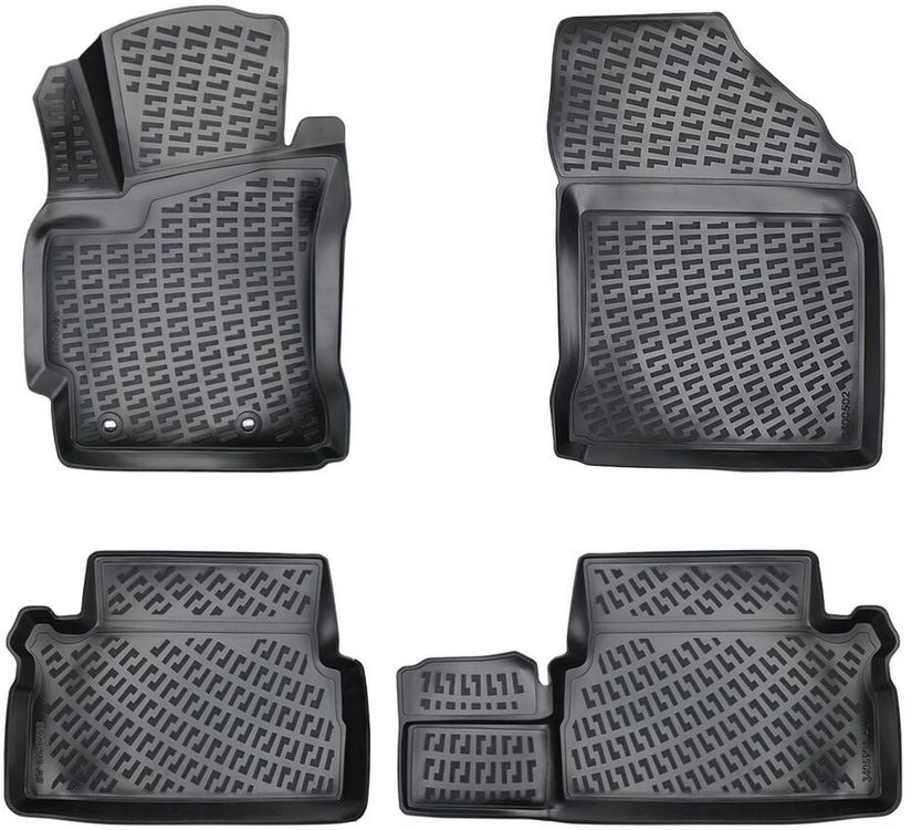 Diğer 44819445 Toyota Uyumlu Auris 3D Havuzlu Paspas 2012 Sonrası Rizline
