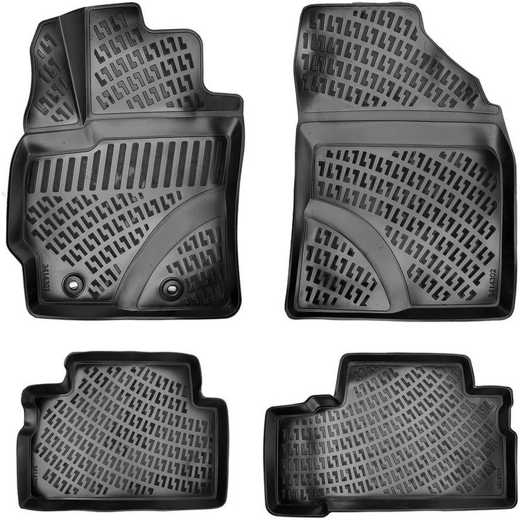 Diğer 44870591 Toyota Uyumlu Verso 3D Havuzlu Paspas 2009 Sonrası Rizline