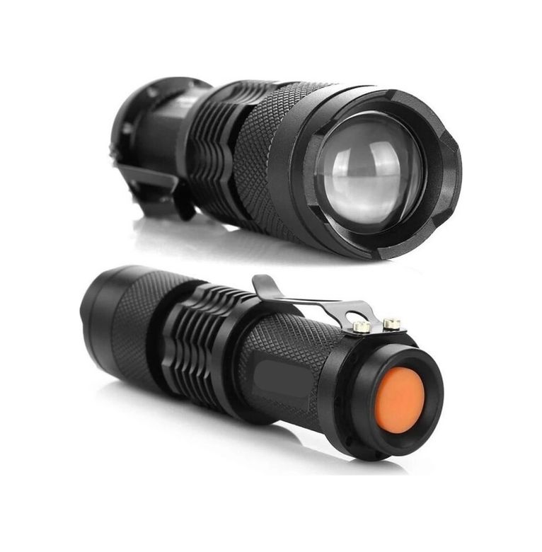 Diğer 55MT8-HT-HIS-1727 Km-87 Polis Tipi Zoomlu Şarjlı Metal Dağ Kamp Cep Feneri Cree Led 2300 Lumens Açık Lacivert