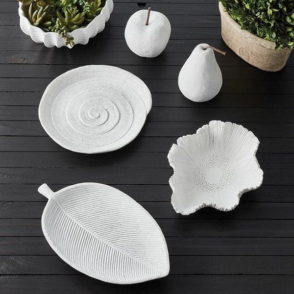 Diğer 57855210121187580184975 47Th & Main Kıyı Kabuklu Kase Masa İçin Ev Dekoru, 9" U X 7" G X 3.25" Y, Mat Beyaz