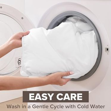 Diğer 57855210125867380184975 Ugg 23742 Aimee Tam Kraliçe Temel Yorgan Yumuşak Ve Rahat Kapitone Battaniye Makinede Yıkanabilir Otel Tarzı 228,6 X 233,6 Cm Kutu Dikişli Alternatif Yorganlar, Tam/kraliçe, Parlak Beyaz 7/8 Yaş