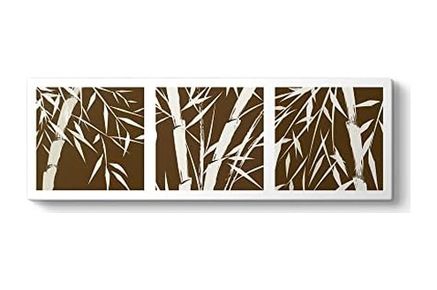 Diğer 57858324434843999283959 Bambu Kolaj Tablo 90 X 30 Açık Altın