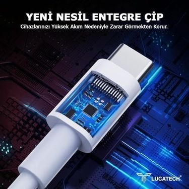 Diğer 57858324448648399283959 Type-C Hızlı Şarj Kablosu Pd Ultra Hızlı 02X1.5