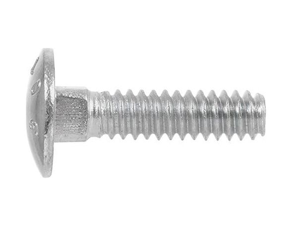 Diğer 57858324454418799283959 Carriage Bolt, Steel, 5/16-18 X 1-In., 100-Pk. -240078 Açık Bej