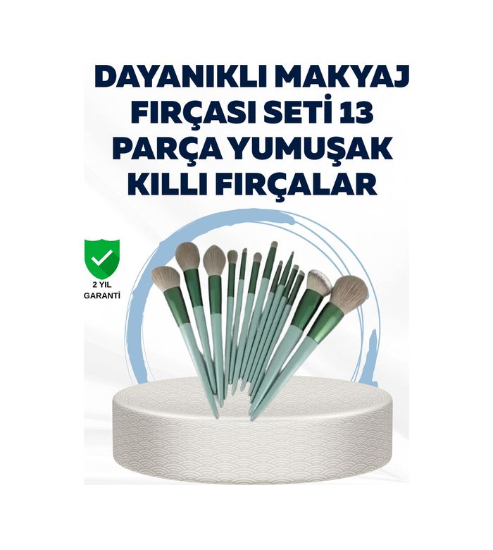 Diğer 94859217 Profesyonel Kullanıma Uygun 13 Parça Makyaj Fırçası Takımı Fiber Kıllı