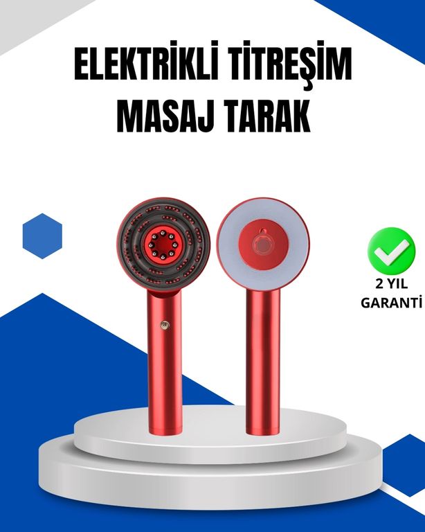 Diğer MEYTDUCZZZXYT0860MASAJBAKIMTARAĞI-2-BLMY Mey İthalat Mikro Akım Teknolojili Elektrikli Saç Masaj Fırçası Yağ Uygulamalı