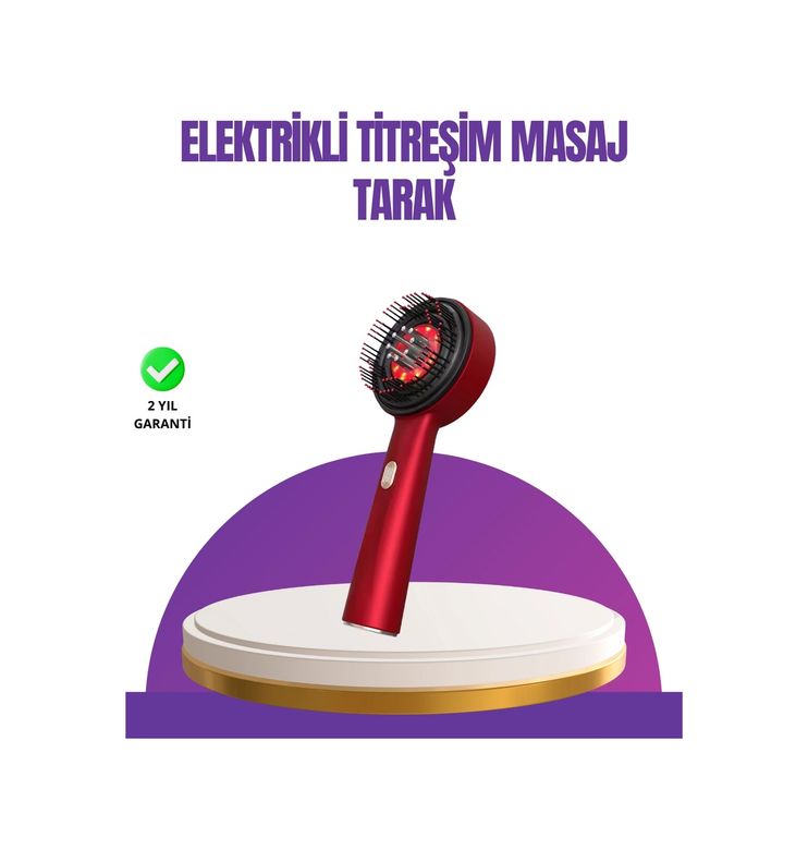 Diğer MEYTDUCZZZXYT0860MASAJBAKIMTARAĞI-4-BLMY Mey İthalat Kırmızı Led Işıklı Saç Derisi Masaj Aleti