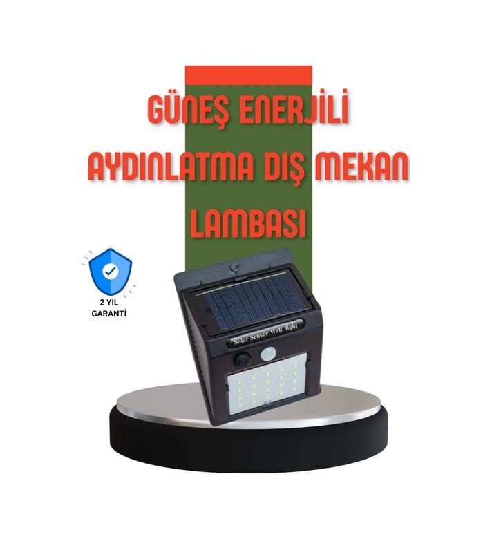 Diğer MEYTDXUCZZZYX10LAMBAAAA-BLMY Mey İthalat Hareket Sensörlü Güneş Enerjili Dış Mekan Led Lamba 100/144 Led