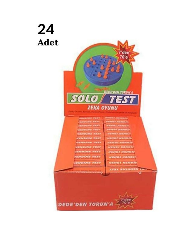Diğer RT-RYL-HMR16273 24 Adet Solo Test Zeka Oyunu Nostalji -