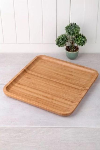 Diğer RT-RYL-NEW31086 Kare Tabak 25Cm Royaleks-Kr2525 Altın