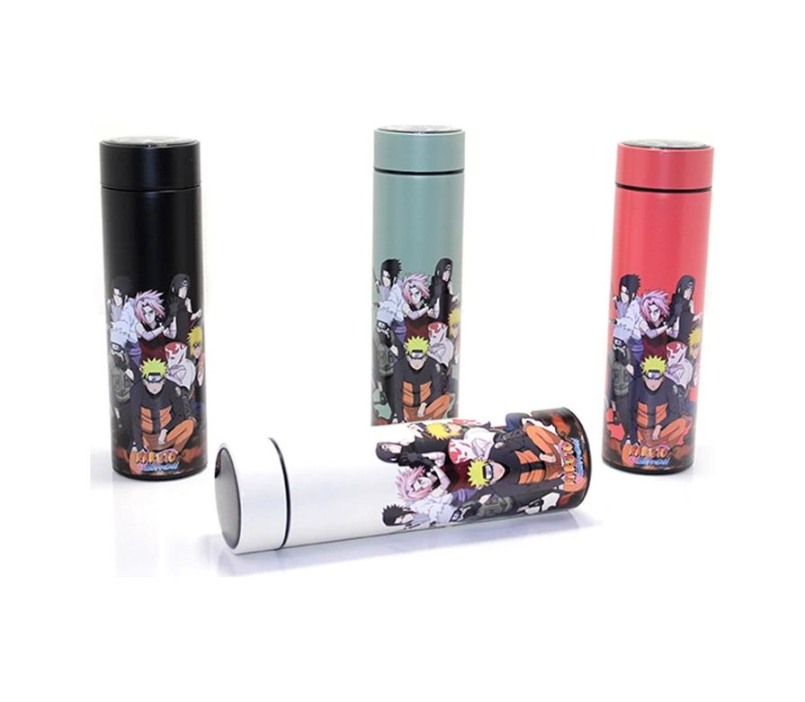 Diğer TrLat0KH002K-ALK383-BLNCC Anime Baskılı Digital Göstergeli Termos 500 Ml Alk383 Çok Renkli