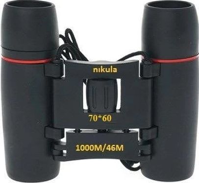 Diğer TrLat0TD0012K-TDU-990-BLNCC 70X60 Cepte Taşımalı Kauçuk Kaplamalı Mini Dürbün Siyah