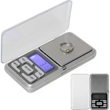 Dijital Hassas Cep Terazi 500 Gr 0.01 Taksimat Notebook (4745)