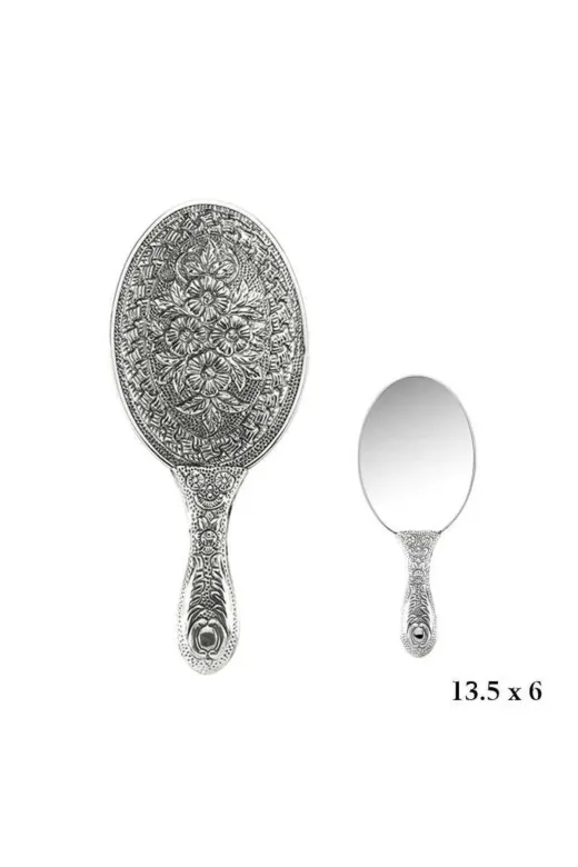 DMR Elegance DMR-GMSH-BRKD-KR2550031 Papatya Motifli El Aynası