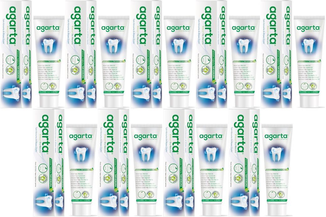 Doğal Diş Macunu 100ML Bitki Özlü (9 Lu Set)