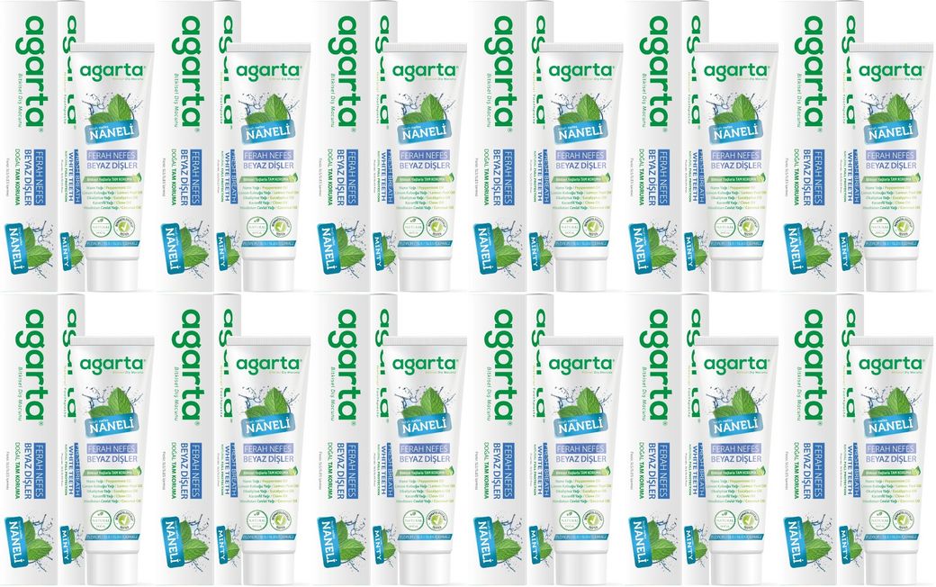 Doğal Diş Macunu 100ML Naneli (12 Li Set)