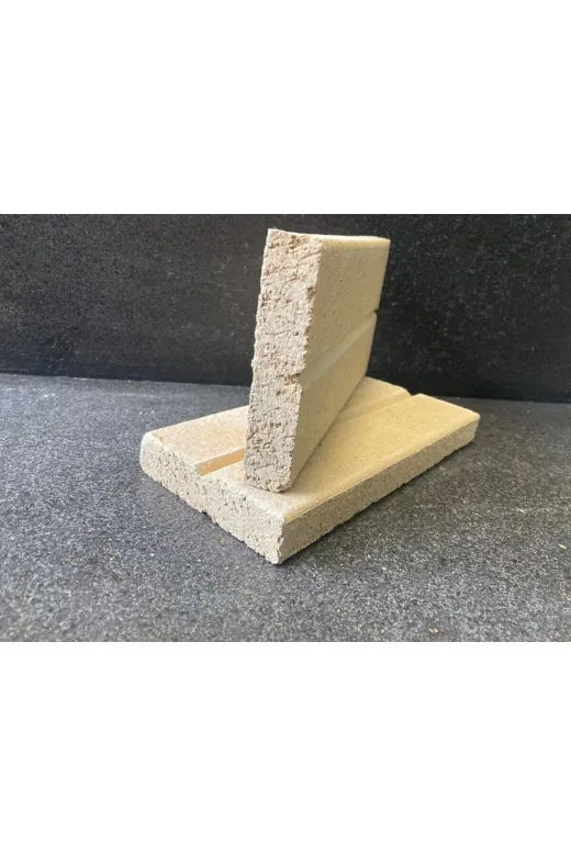 Doğal ateş002 Ateş Tuğlası 2 Cm 10*20 16 Adet