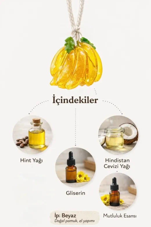 Doğal El Yapımı Salkım Muz Sabun
