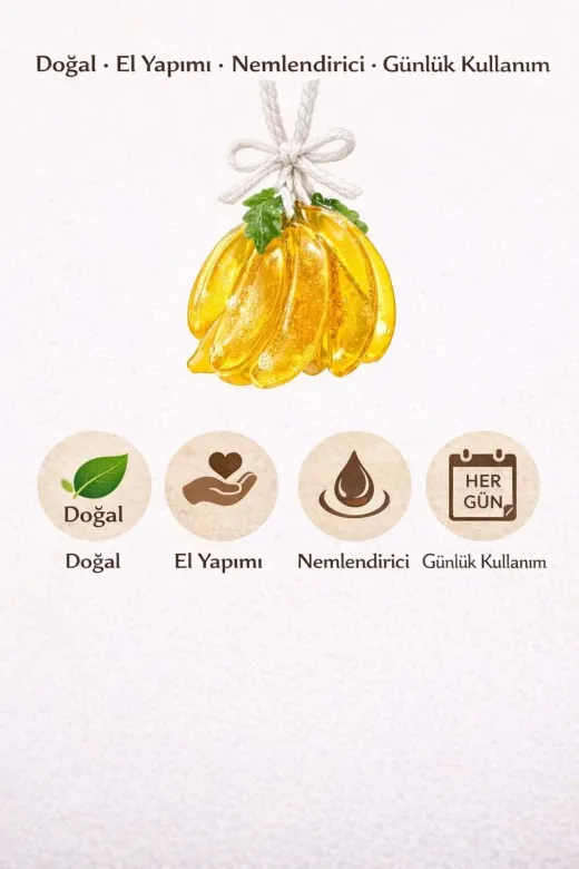 Doğal El Yapımı Salkım Muz Sabun