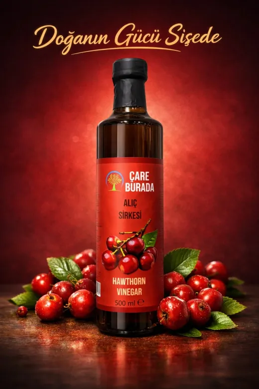 Doğal Fermente Alıç Sirkesi 500 Ml