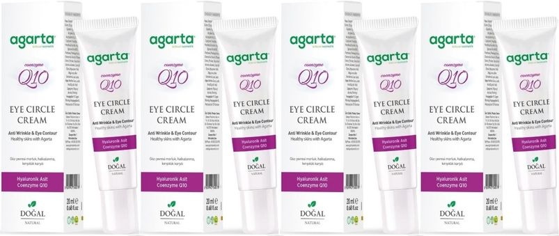 Doğal Göz Altı Kırışıklık ve Koyu Halka Yaşlandırma Karşıtı Antiaging Kremi 20 ML (4 Lü Set)