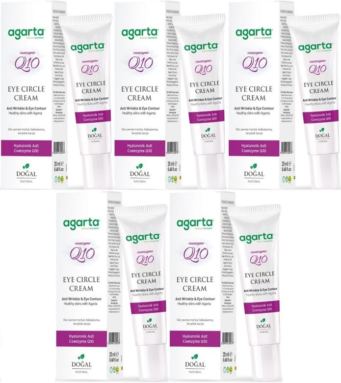 Doğal Göz Altı Kırışıklık ve Koyu Halka Yaşlandırma Karşıtı Antiaging Kremi 20 ML (5 Li Set)
