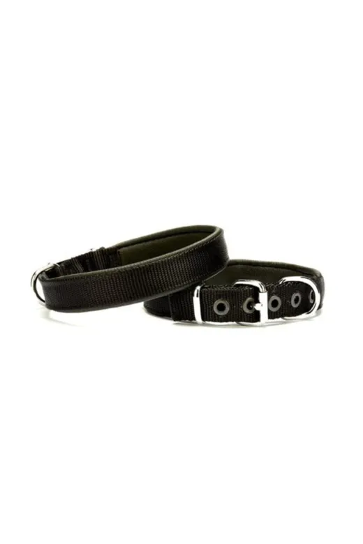 Doggie KT.33883 Siyah Comfort Dokuma Köpek Boyun Tasması Medium  1,5X25-30 Cm