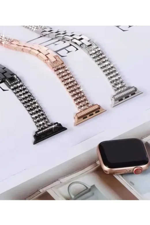 Dunai Store 8683140683320 Mey İthalat® Watch 38Mm Live Taşlı Kordon - Rose Gold