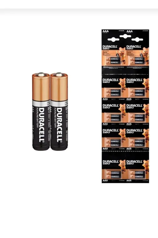 Duracel hnnkksk Aaa Alkalin Ince Kalem Pil 20 Li Paket