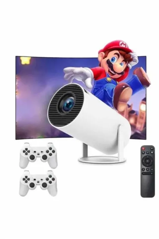 Eco Lounge NTBx-TDUUCZM300MAX2 Taşınabilir Android Projeksiyon Ayaklı Çift Kollu 4K Çözünürlüklü Sinema Projeksiyonu