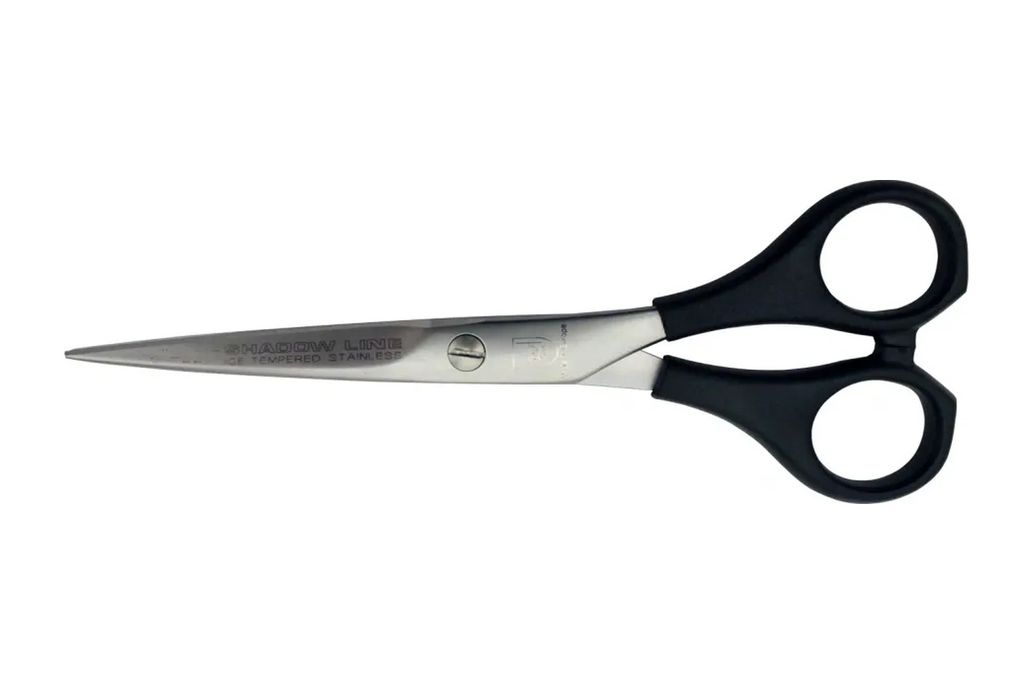 eco port 76799639 2217 M-525 Plastik Saplı Balık Sırtı Makas No: 6 İnç / 15,24 Cm - Paslanmaz Çelik