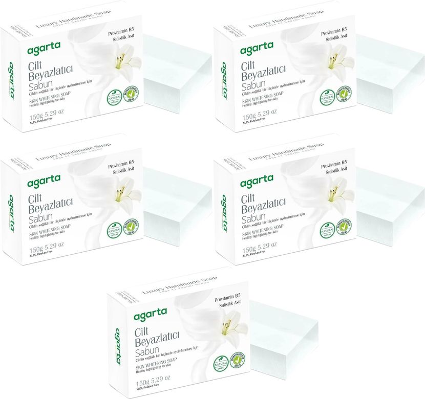 El Yapımı Doğal Sabun 150GR Bıttım (5 Li Set)