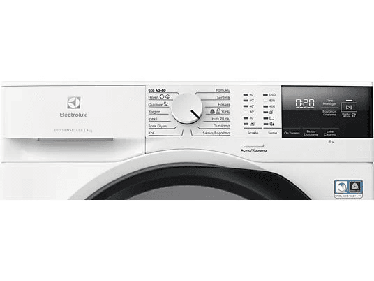 Electrolux 1240134 Ew6F2292T A Enerji Sınıfı 600 Serisi Sensicare 9 Kg 1200 Devir Çamaşır Makinesi Beyaz