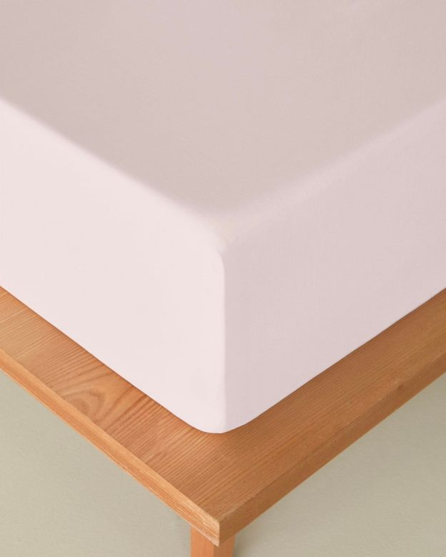 English Home 000-599-99 Novella Premium Pamuk Dokulu Tek Kişilik Plus Lastikli Çarşaf 120X200 Cm Toz Pembe