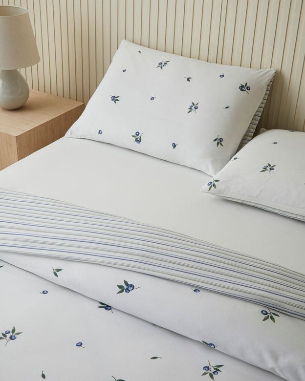 English Home 139999 Berryscus Kolay Ütülenir Çarşaflı Tek Kişilik Nevresim Takımı 160X220 Cm Mor