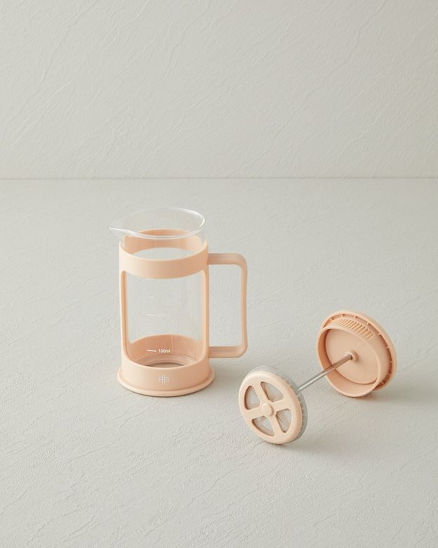 English Home borosilikat29999 Stella Borosilikat French Press 360 Ml Açık Pembe