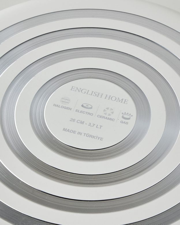 English Home cerawell99999 Prego Cerawell Kapaklı Sahan 20 Cm Krem - Kahve