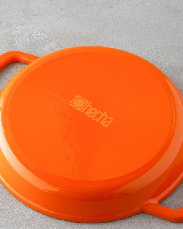 English Home turuncu119999 Hecha Demir Döküm Sahan 20 Cm Turuncu