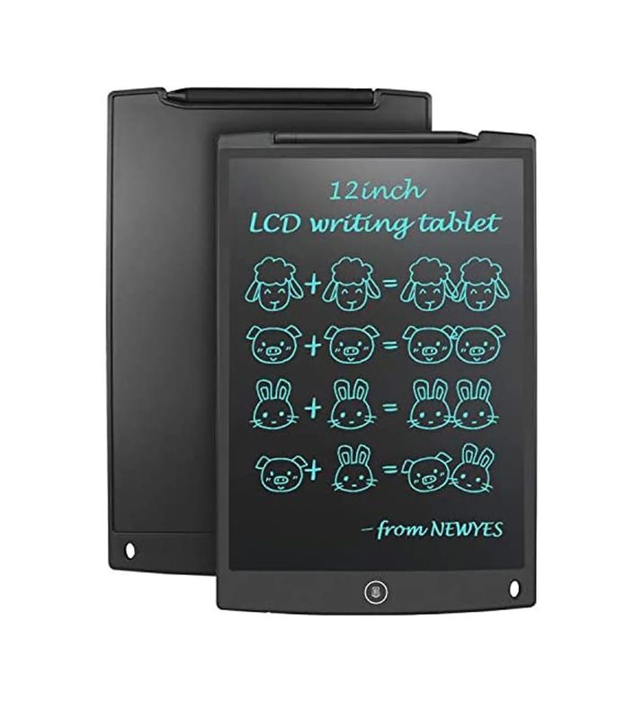 Epilons TrLat0EM0015K-siyah-BLNCC 12 Inc Writing Lcd Grafik Dijital Kalemli Çizim Tableti Yazı Tahta Not Yazma Eğitim Tableti Beyaz