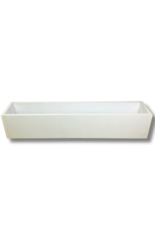 ERHAN FLOWERS ERH5210 100 Cm Mdf Beyaz Saksı