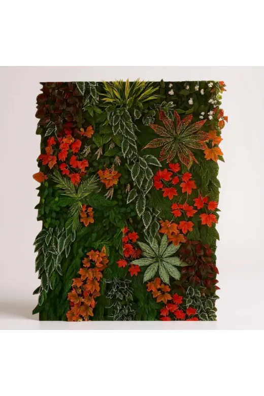 ERHAN FLOWERS ozl-dky-bhc-1 Yapay Çiçek Duvar Kaplama 190 Cm X105 Cm