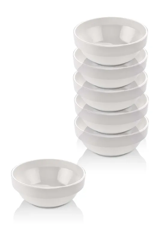 Ermiya 8692313232312154 Melamin Çorba Kasesi 12 Adet Çorba Kasesi 12Cmx5,5Cm Ra390