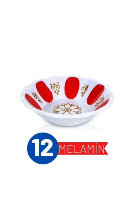 Ermiya 8696459298869 72 Adet Melamin Çay Tabağı