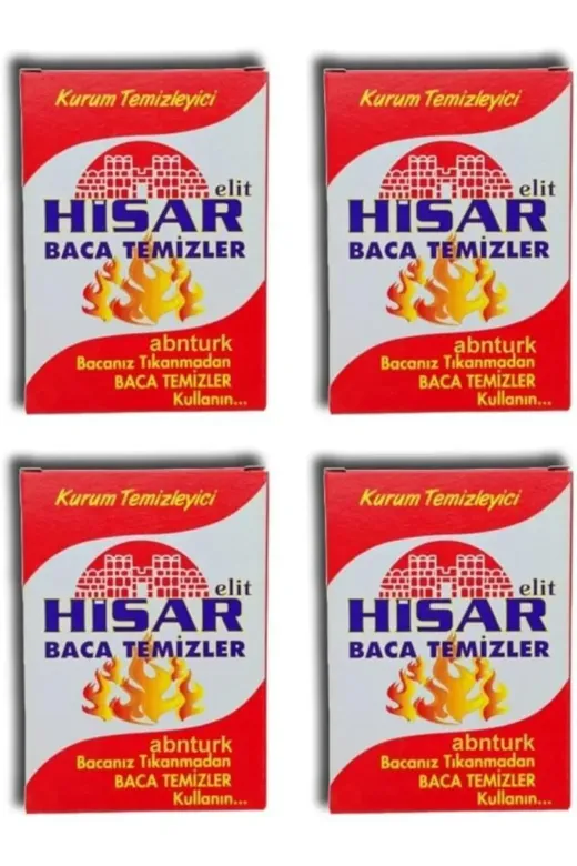 Ermiya 869BACASİL271869 16 Ad Kuzine Soba Kömür Kebap Döner Bacaları İçin Özel Üretim Kurum Yağ Sökücü