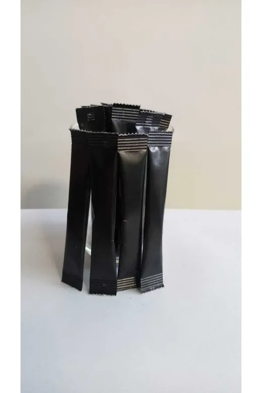 Espak TYBULQUZQ7M9IX6U71 Stick Şeker Siyah Baskısız Toz Şeker 3 Gr 5000 Adet 15 Kg