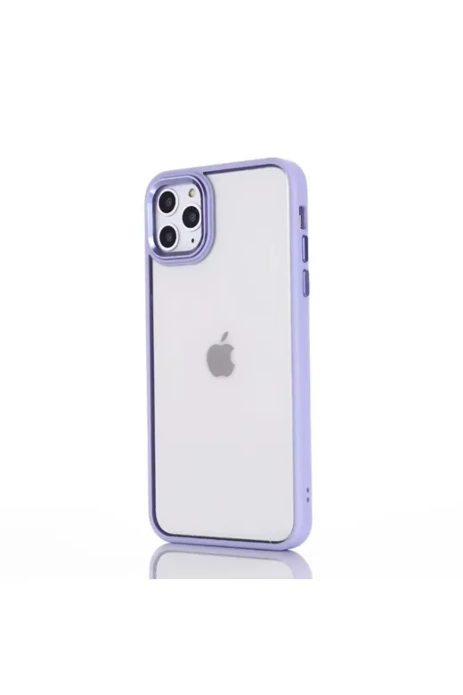 Ethab Giyim GLST3553-9749 Ally Iphone 12 Pro Max 6.7Inç Kılıf Parlak Renkli Çerçeveli Ultra Lüx Tpu Sili - Glst3553-974