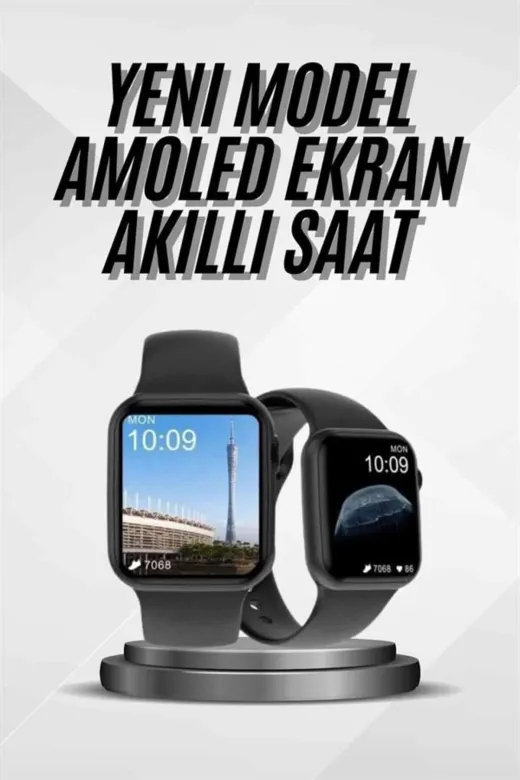 Ethab Giyim GLST6567-8564 Akıllı Saat Çok Fonksiyonlu Uyku Takibi Adımsayar Nabız Ölçer Arama Cevaplaya - Glst6567-856