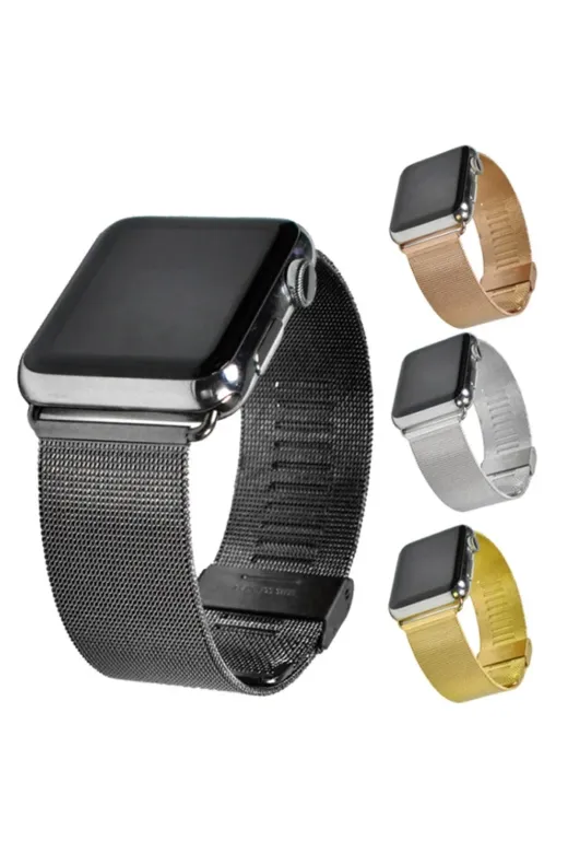 Ethab Giyim GLST7758-4678 Ally Watch Ultra 49Mm 7-8 45Mm 6-5-4 44Mm Kayış Kordon Milano Metal Klasik 3-2-1 4 - Glst7758-467