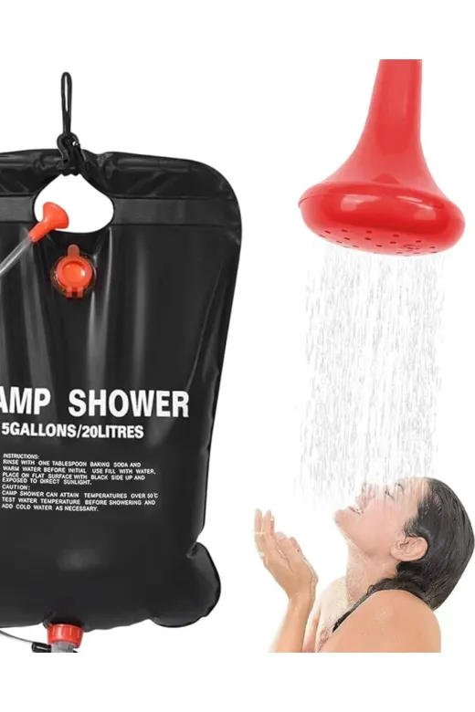 Ethab Giyim Güneş Enerjili Dış Mekan Duşu 20 Litre Dayanıklı Pvc Kamp Duş Sistemi - Glst6893-8008