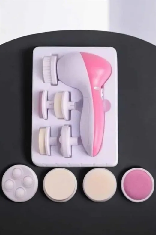 Ethab Giyim Taşınabilir Yüz Temizleme Cihazı Masaj Peeling Temizlik 5 Başlıklı - Glst9028-5008